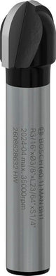 PRO Hohlkehlfräser + Zapfen, 6,35 x 9,5 x 45 mm
