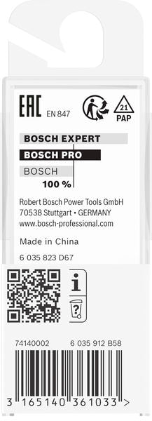 PRO Hohlkehlfräser + Zapfen, 6,35 x 15,9 x 45 mm