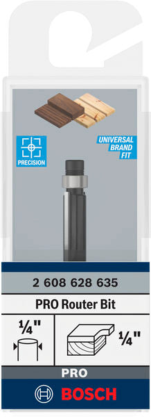 PRO Bündigfräser Hartmetall, 6,35 x 6,35 x 54 mm