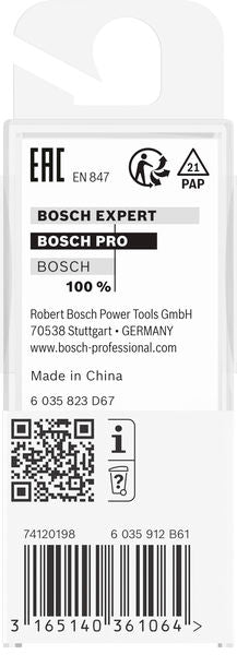 PRO Bündigfräser Hartmetall, 6,35 x 9,5 x 56 mm