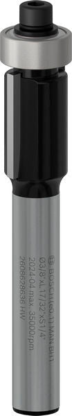 PRO Bündigfräser Hartmetall, 6,35 x 9,5 x 56 mm