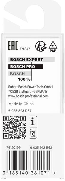PRO Bündigfräser Hartmetall, 6,35 x 12,7 x 56 mm