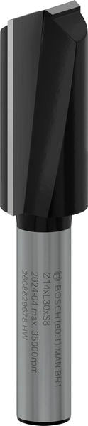 PRO Nutfräser, zweischneidig, Ø 14 x L 30, Schaft 8 mm