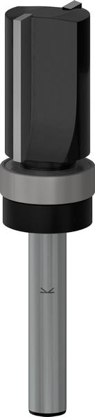 PRO Bündigfräser, obenliegendes Führungskugellager, Ø 5/8" x L 1", Schaft 1/4"