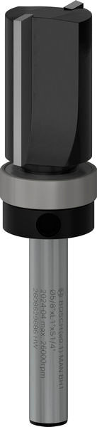 PRO Bündigfräser, obenliegendes Führungskugellager, Ø 5/8" x L 1", Schaft 1/4"