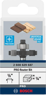 PRO Nutfräser, L 1/4", Schaft 1/4"