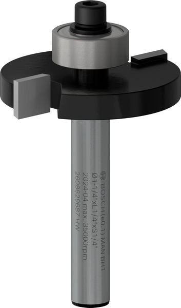 PRO Nutfräser, L 1/4", Schaft 1/4"