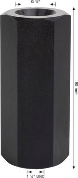 Adapter für Diamantbohrkronen, Maschinenseite1 1/4Zoll UNC, Kronenseite G1/2Zoll