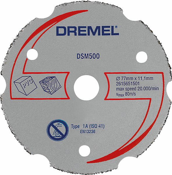 DREMEL® DSM20 Mehrzweck-Karbidtrennscheibe, DSM500