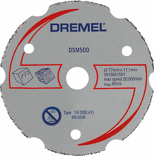 DREMEL® DSM20 Mehrzweck-Karbidtrennscheibe, DSM500