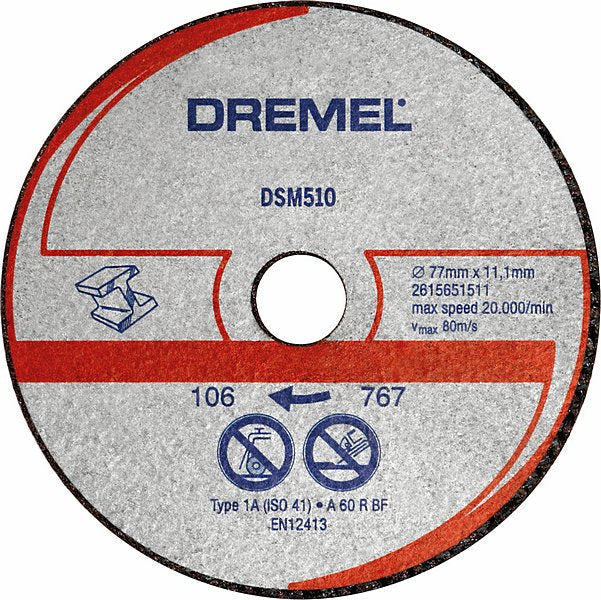 DREMEL® DSM20 Metall- und Kunststofftrennscheibe