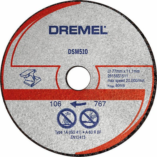 DREMEL® DSM20 Metall- und Kunststofftrennscheibe