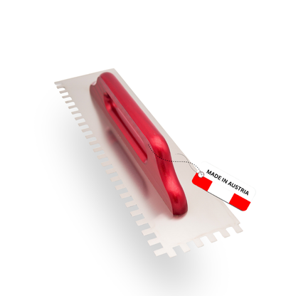 Profi Zahnkelle Edelstahl rostfrei – Roter Buchenholzgriff – E3–E12 & R12–R16