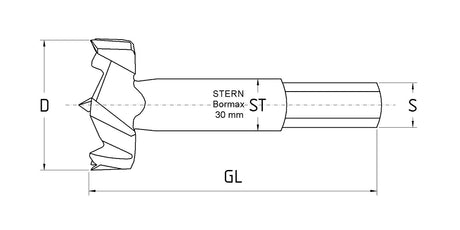 Forstnerbohrer Bormax 2.0 379 E
