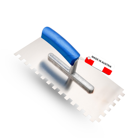 Zahnkelle Edelstahl rostfrei – Blauer Buchenholzgriff – E4–E20 / R20 – Profi Qualität