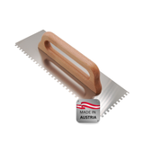 Kompakte Zahnkelle aus Edelstahl – Naturholzgriff – E4 bis E12