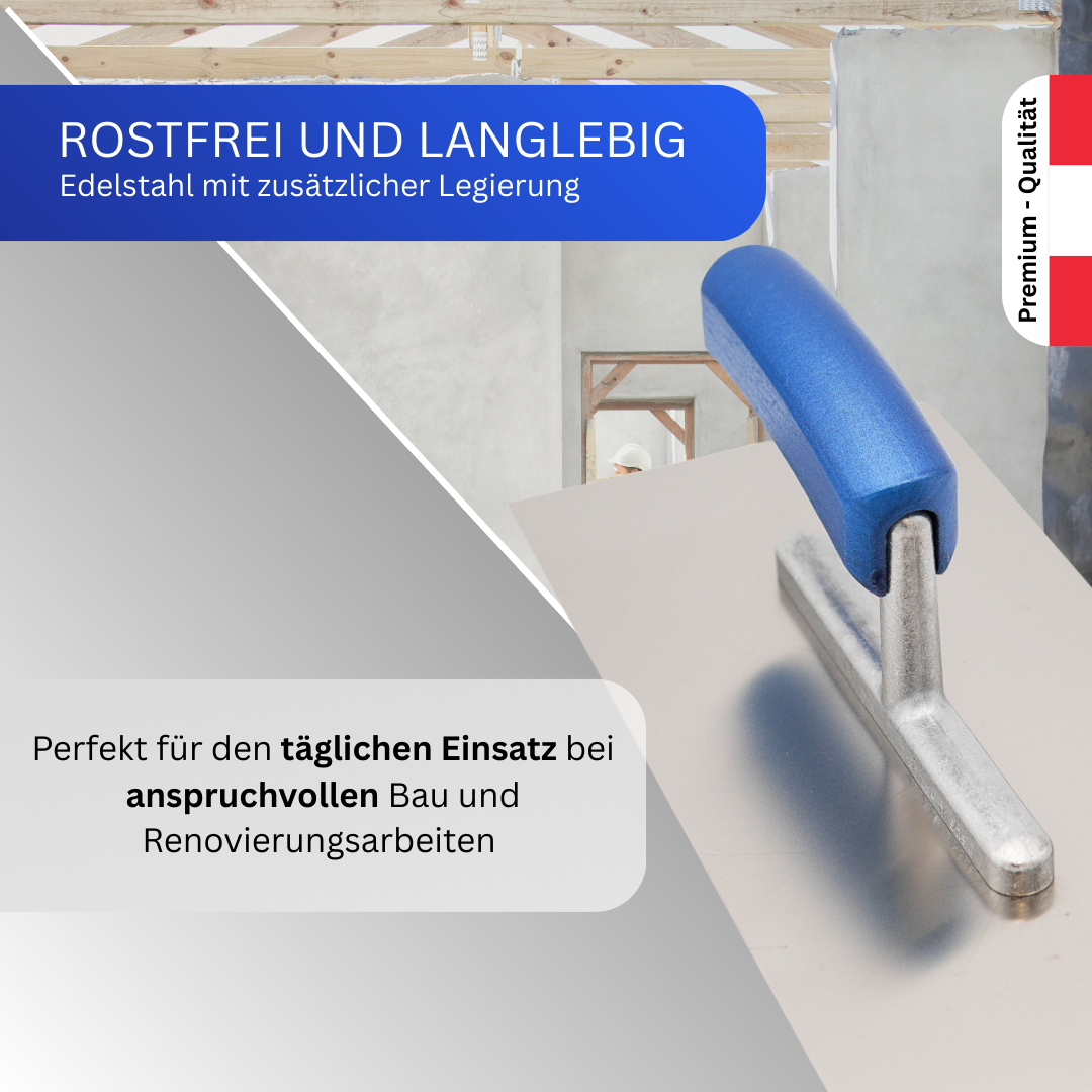 Zahnkelle Edelstahl rostfrei – Blauer Buchenholzgriff – E4–E20 / R20 – Profi Qualität